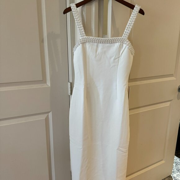 Odd Muse - The Ultimate Muse Pearl Trim Midi Dress - Picture 3 of 6